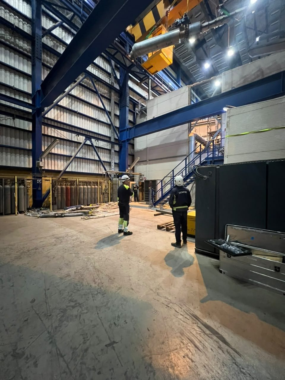 Inspection technique en salle des machines
