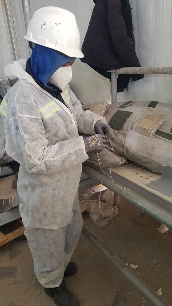 Opération de finition sur pièce industrielle